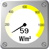 Solar Radiation: 59 W/m&sup2;