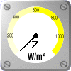Auringon säteily: 7 W/m²