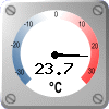 Lämpötila: 23.7 &deg;C