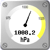 Lufttryck: 1008.2 hPa