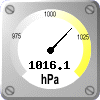 Lufttryck: 1016.1 hPa